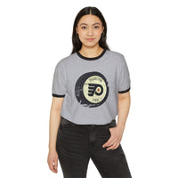 Retro Philly Hockey Unisex Cotton Ringer T-Shirt
