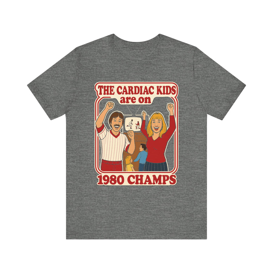 Retro 1980 Cardiac Kids Philly Baseball Unisex Jersey Short Sleeve Tee