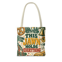 This Jawn Holds Everything Tote Bag, Funny Philadelphia Gift, Philly All Over Print Bag, Unique Pennsylvania Souvenir