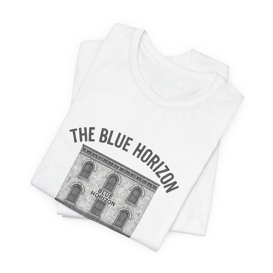 Retro The Blue Horizon Unisex Jersey Short Sleeve Tee