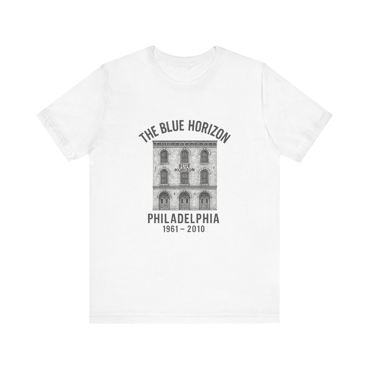 Retro The Blue Horizon Unisex Jersey Short Sleeve Tee