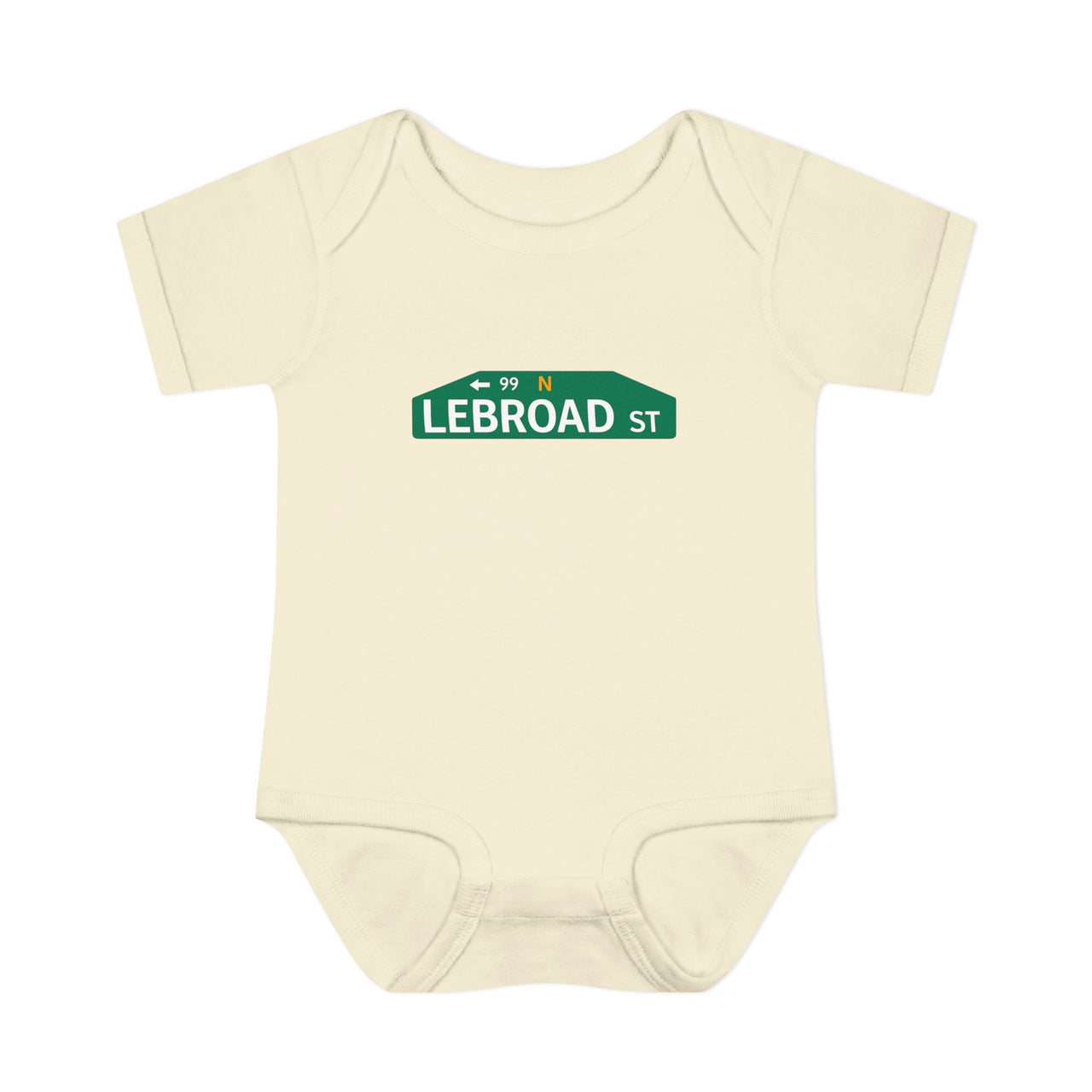 Lebroad Street Infant Bodysuit | Rabbit Skins 4400 Philadelphia Baby Onesie