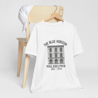 Retro The Blue Horizon Unisex Jersey Short Sleeve Tee