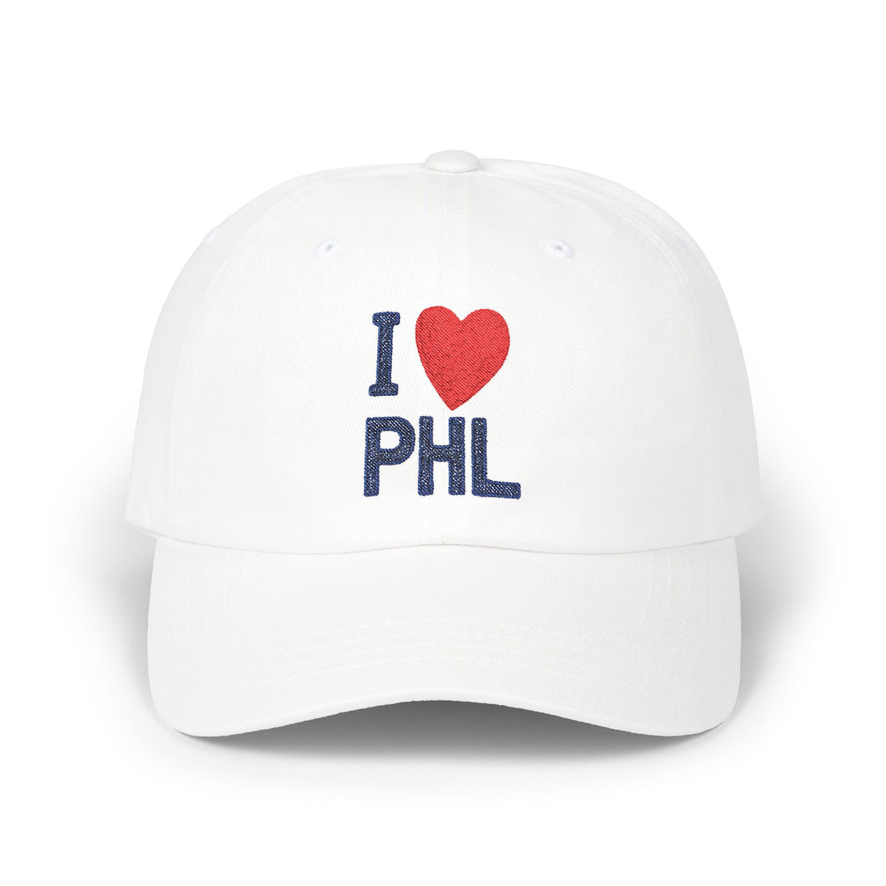 I  PHL Classic Dad Cap — Philadelphia Baseball Hat, City Pride Adjustable Dad Hat