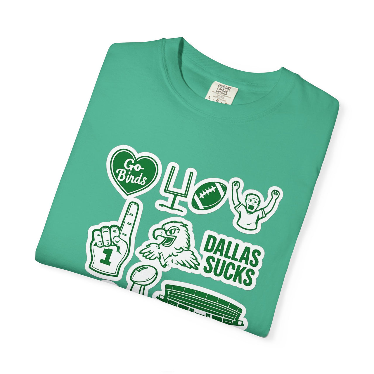 Retro Philly Football Comfort Colors Shirt, Cute Trendy Philadelphia Birds Football Game Day Tee, Gift for Philly Birds Fan