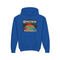 Kids Philadelphia Spectrum Hoodie | Youth Gildan 18500B Retro Philly Arena Sweatshirt