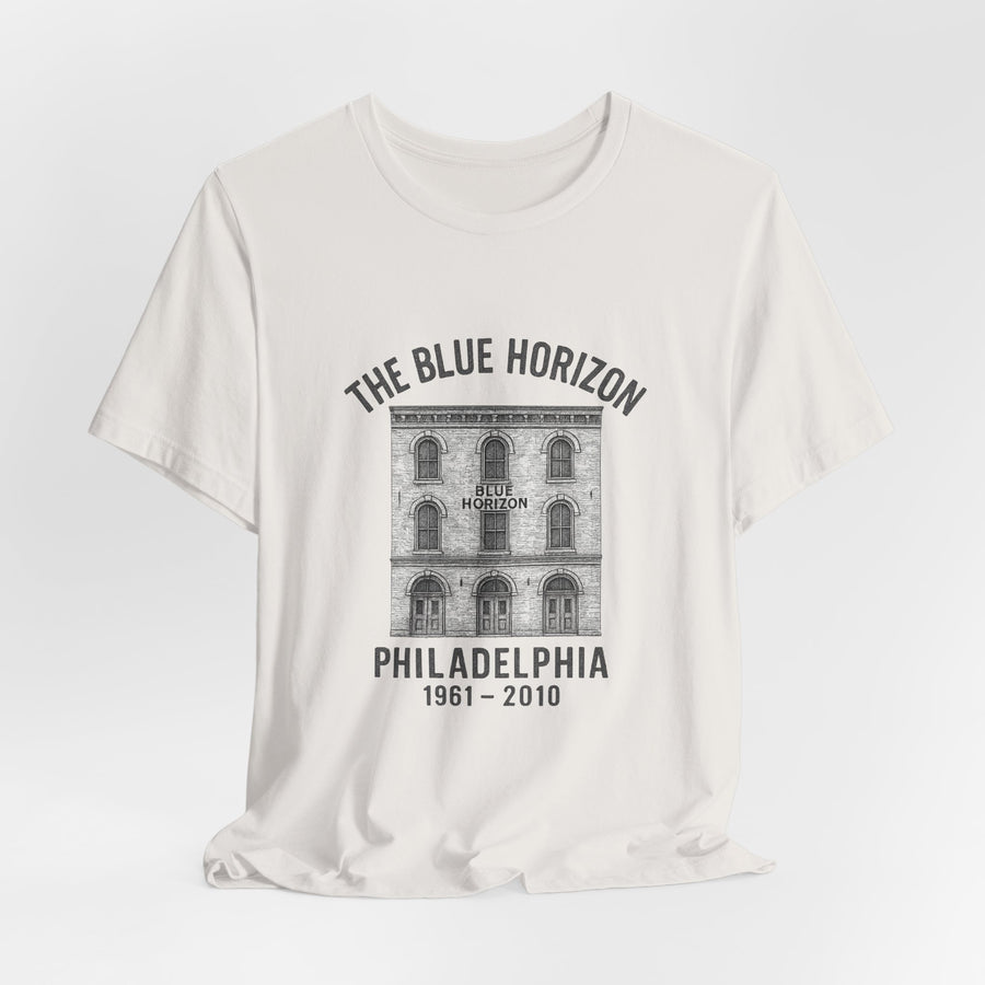 Retro The Blue Horizon Unisex Jersey Short Sleeve Tee