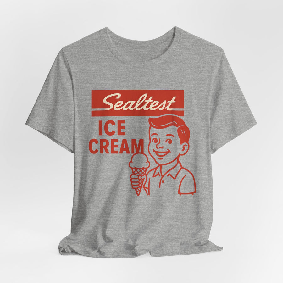 Retro Sealtest Ice Cream Unisex Jersey Short Sleeve Tee