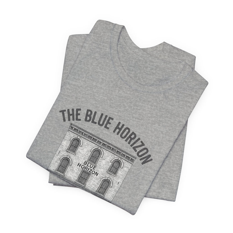 Retro The Blue Horizon Unisex Jersey Short Sleeve Tee