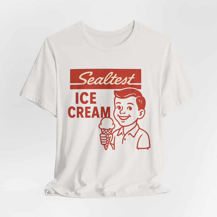 Retro Sealtest Ice Cream Unisex Jersey Short Sleeve Tee