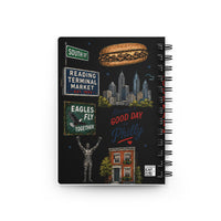 Philadelphia Icons Spiral Journal – Philly LOVE, Liberty Bell, Cheesesteak & City Landmarks