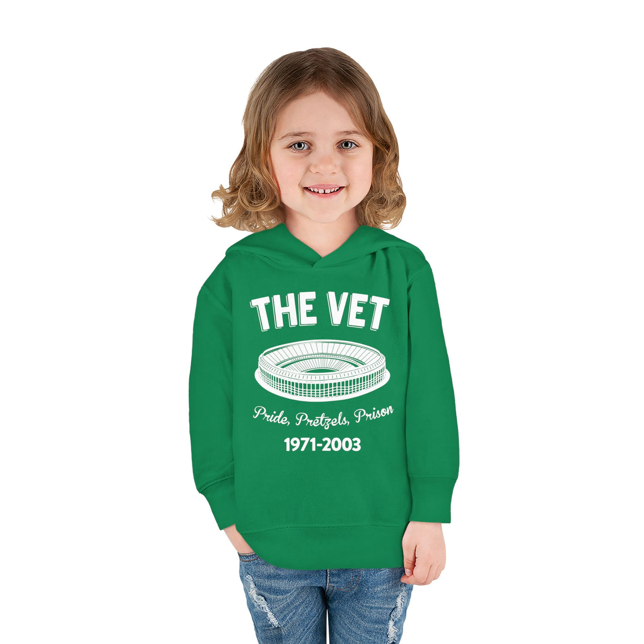 The Vet Toddler Hoodie | Philadelphia Stadium Toddler Sweatshirt | Rabbit Skins 3326 Hoodie | Vintage Philly Sports Gift | Philly Toddler Hoodie