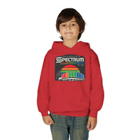 Kids Philadelphia Spectrum Hoodie | Youth Gildan 18500B Retro Philly Arena Sweatshirt