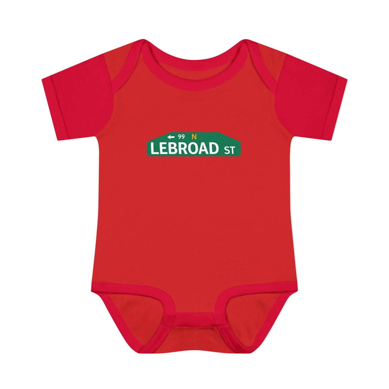 Lebroad Street Infant Bodysuit | Rabbit Skins 4400 Philadelphia Baby Onesie