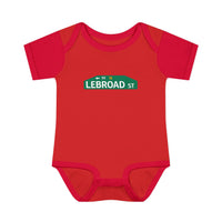 Lebroad Street Infant Bodysuit | Rabbit Skins 4400 Philadelphia Baby Onesie