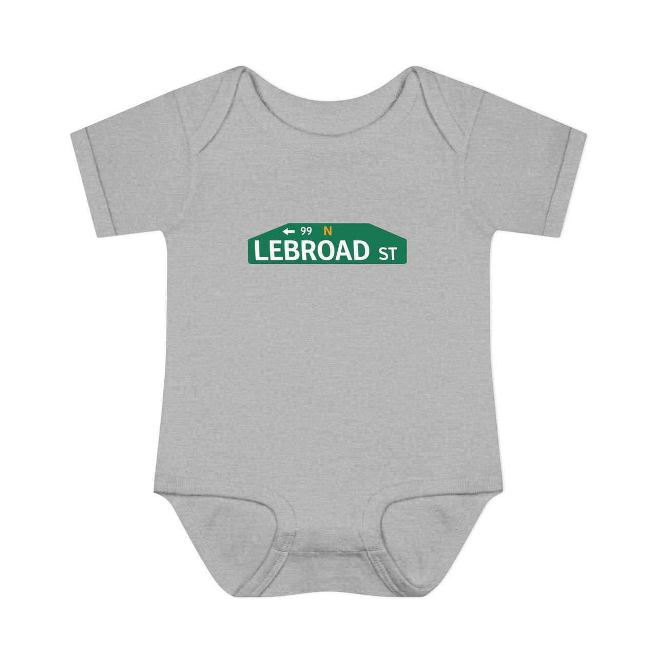 Lebroad Street Infant Bodysuit | Rabbit Skins 4400 Philadelphia Baby Onesie