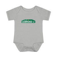 Lebroad Street Infant Bodysuit | Rabbit Skins 4400 Philadelphia Baby Onesie