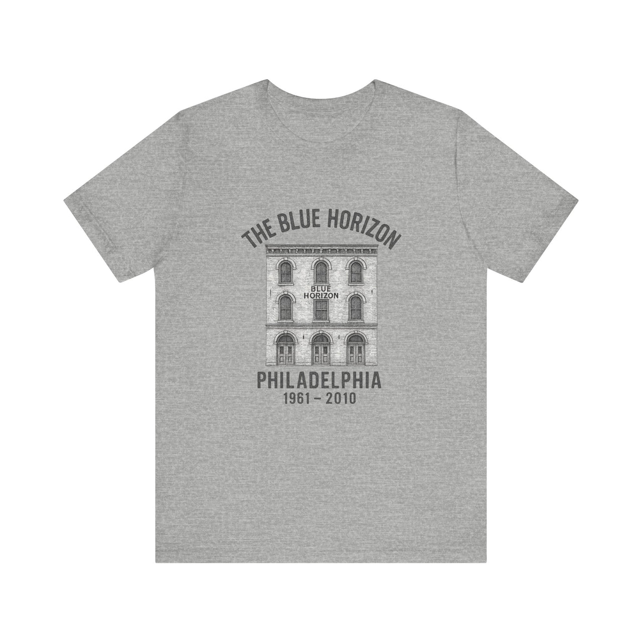 Retro The Blue Horizon Unisex Jersey Short Sleeve Tee