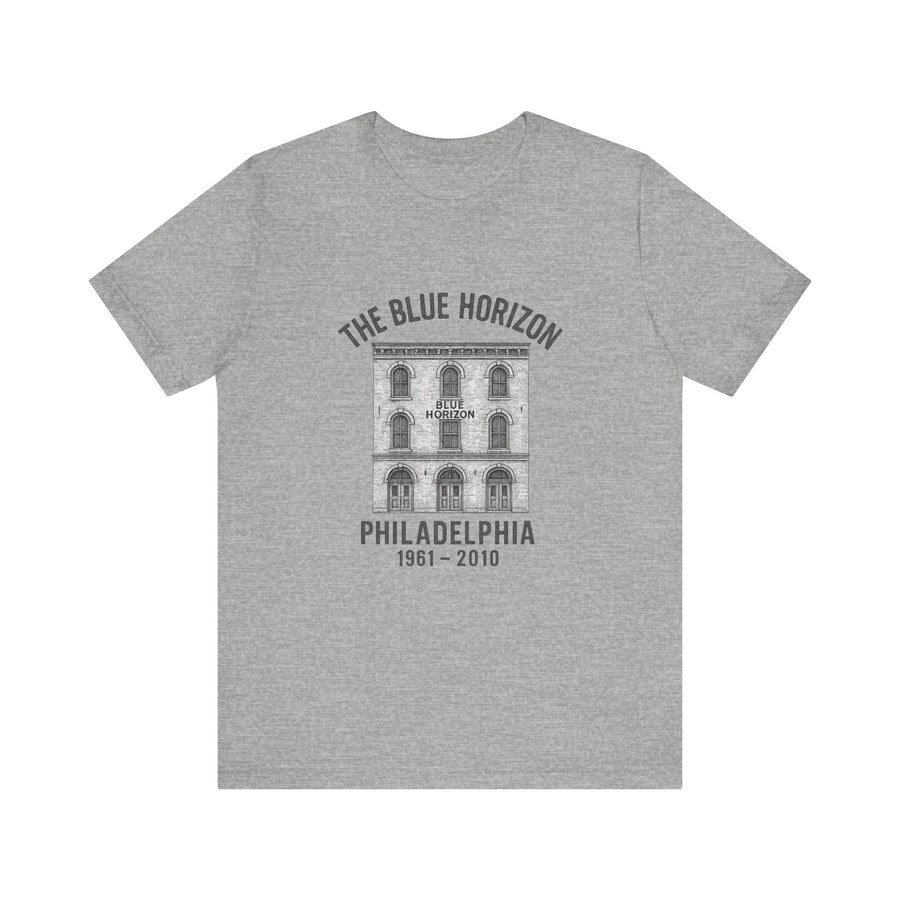 Retro The Blue Horizon Unisex Jersey Short Sleeve Tee