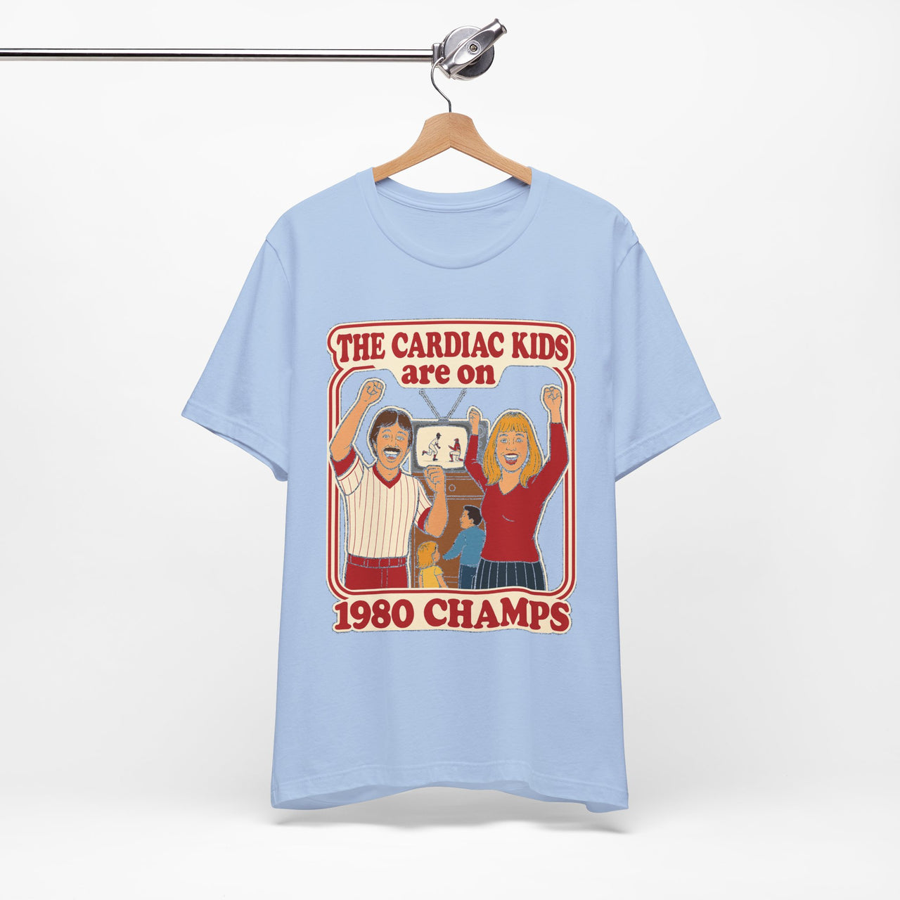 Retro 1980 Cardiac Kids Philly Baseball Unisex Jersey Short Sleeve Tee