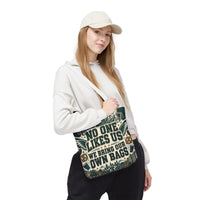 No One Likes Us We Bring Our Own Bags Tote, Philadelphia Football Fan Gift, Philly Game Day Bag, Green Sports Tote
