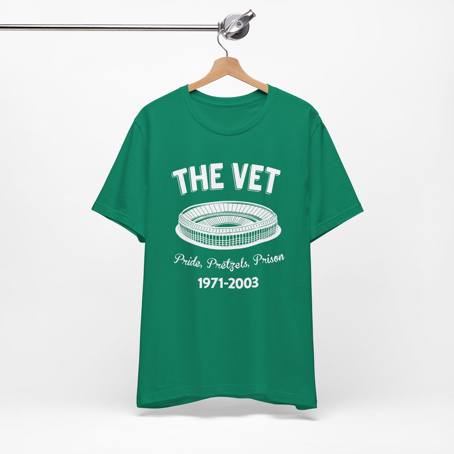 Philadelphia The Vet Pride, Pretzels, and Prison Unisex Tee