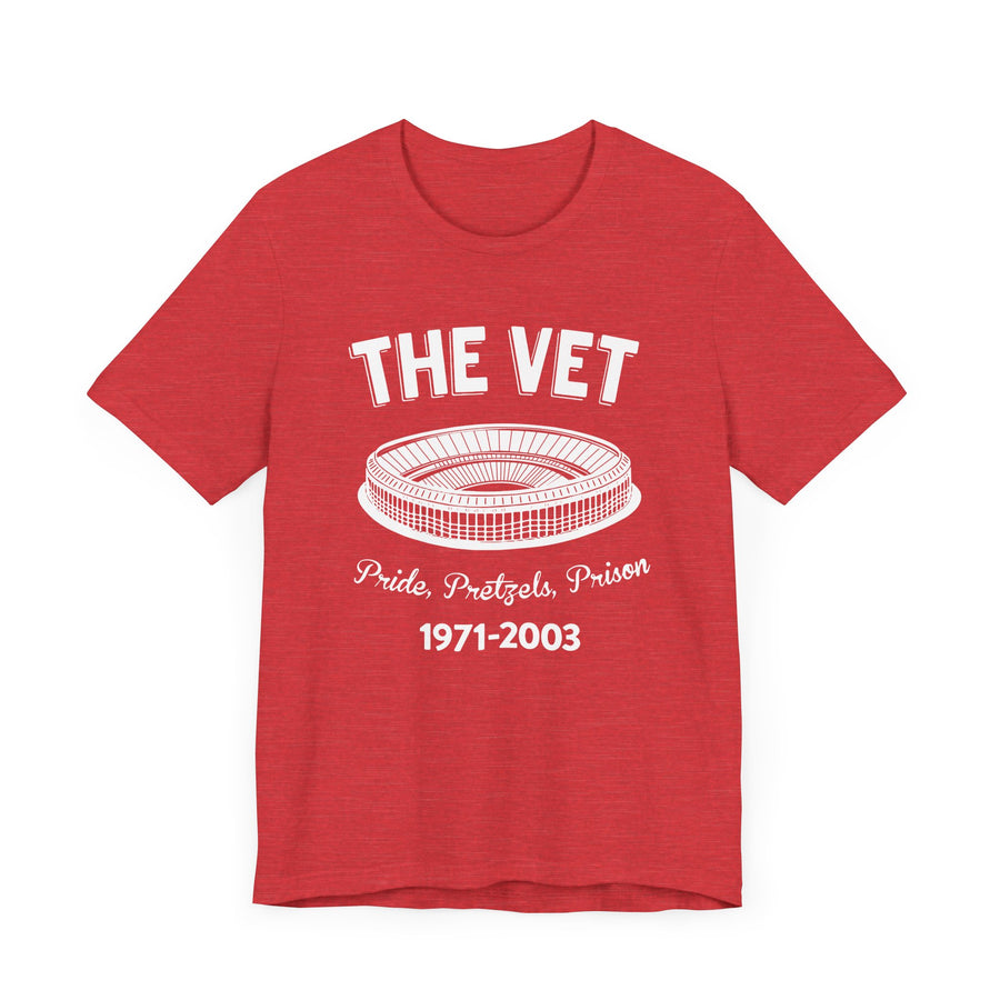 Philadelphia The Vet Pride, Pretzels, and Prison Unisex Tee