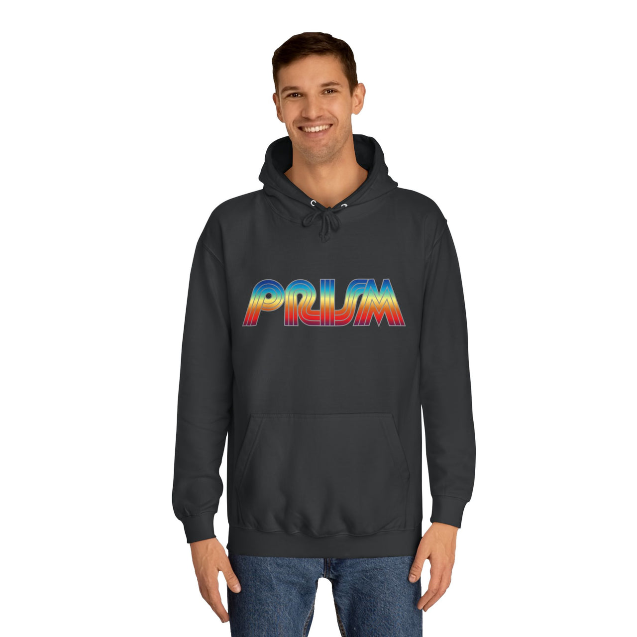 Retro Prism TV Unisex College Hoodie