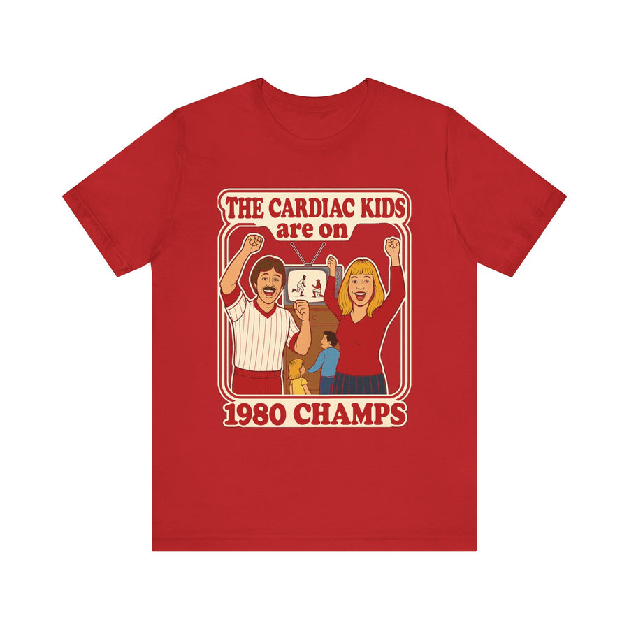 Retro 1980 Cardiac Kids Philly Baseball Unisex Jersey Short Sleeve Tee