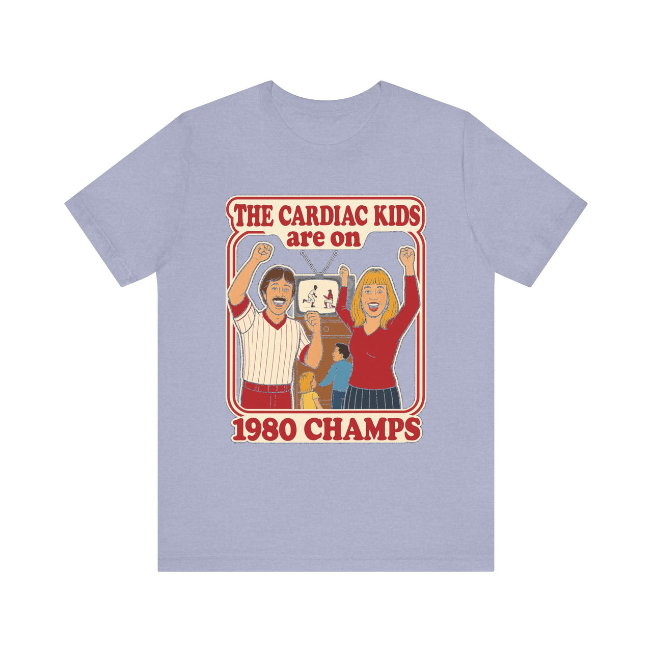 Retro 1980 Cardiac Kids Philly Baseball Unisex Jersey Short Sleeve Tee