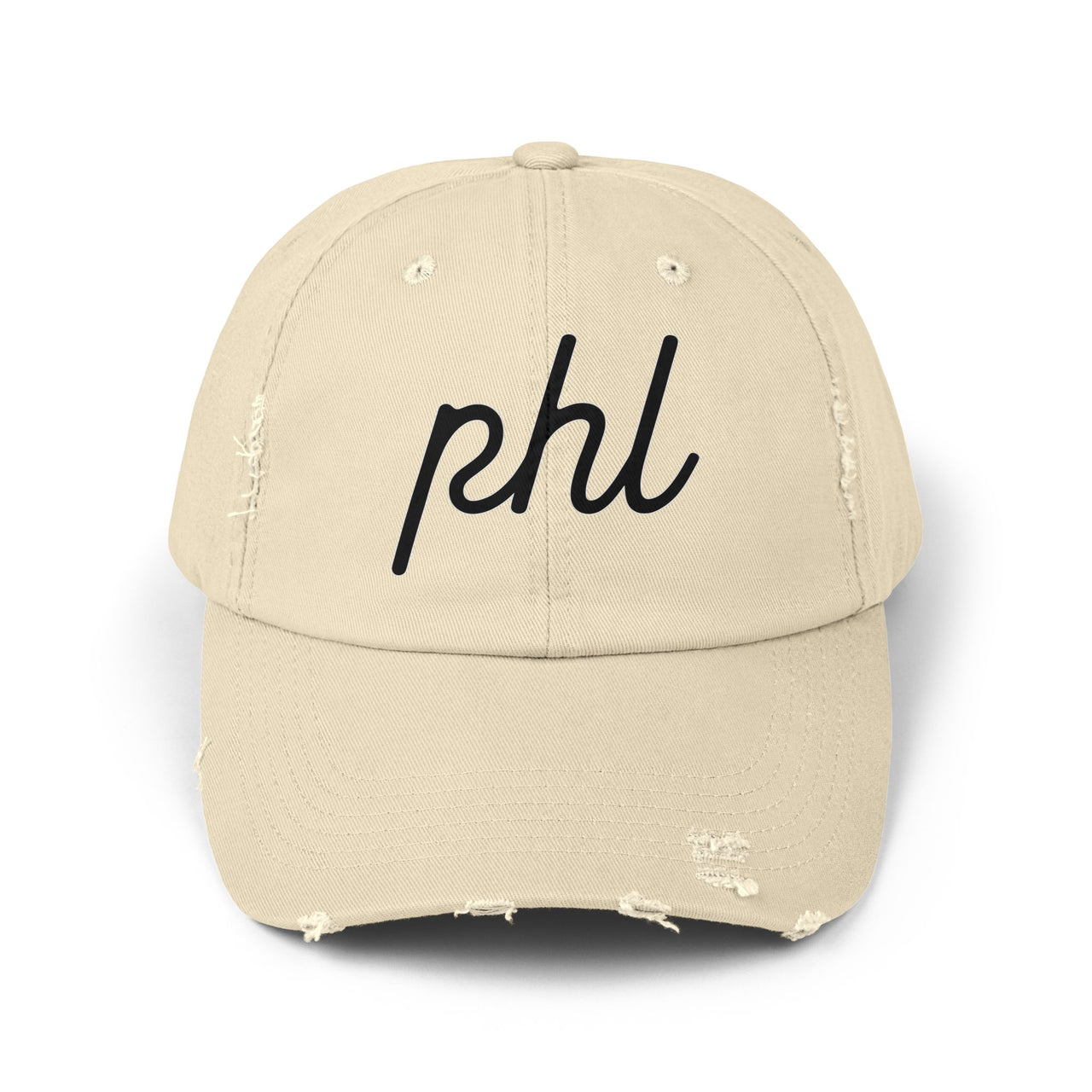 Flyers Inspired Philly Hat Distressed Dad Cap Vintage Embroidered “phl” Hat  Philadelphia Hockey Style Cap