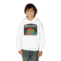 Kids Philadelphia Spectrum Hoodie | Youth Gildan 18500B Retro Philly Arena Sweatshirt