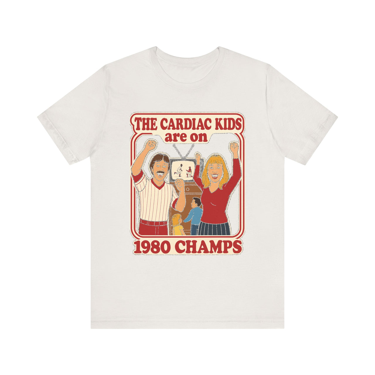 Retro 1980 Cardiac Kids Philly Baseball Unisex Jersey Short Sleeve Tee