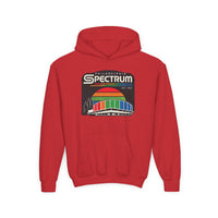 Kids Philadelphia Spectrum Hoodie | Youth Gildan 18500B Retro Philly Arena Sweatshirt