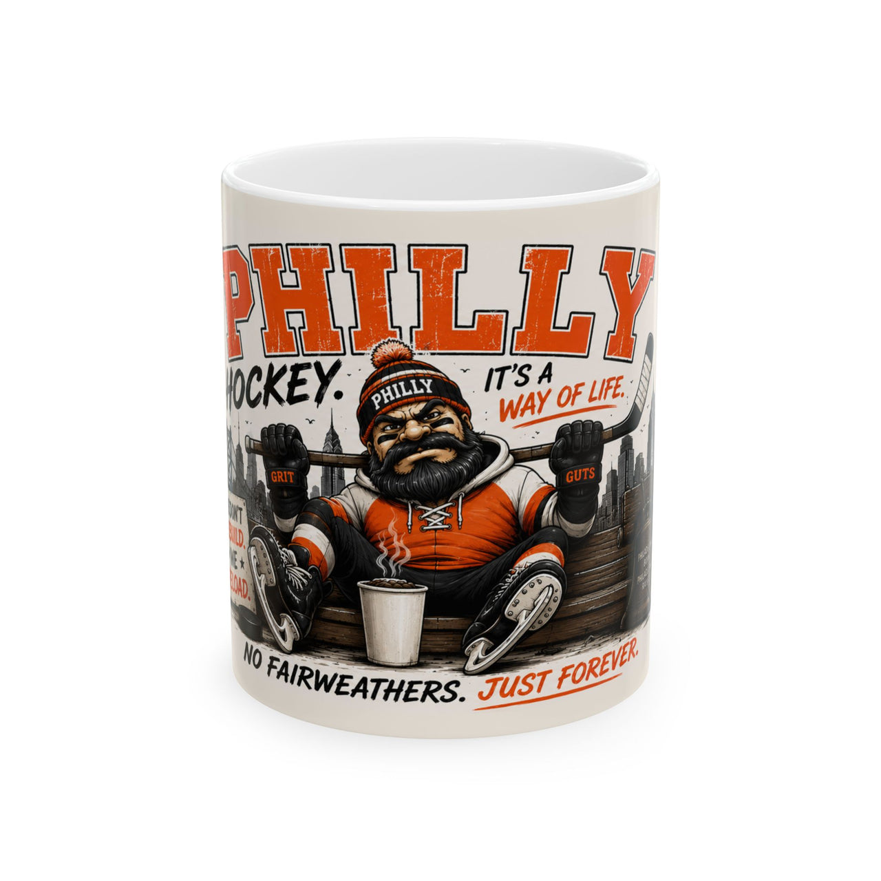 Philadelphia Hockey Mug – Philly Hockey Fan Coffee Mug – Broad Street Inspired Mug – Philly Sports Gift – 11oz 15oz White Mug