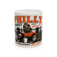 Philadelphia Hockey Mug – Philly Hockey Fan Coffee Mug – Broad Street Inspired Mug – Philly Sports Gift – 11oz 15oz White Mug