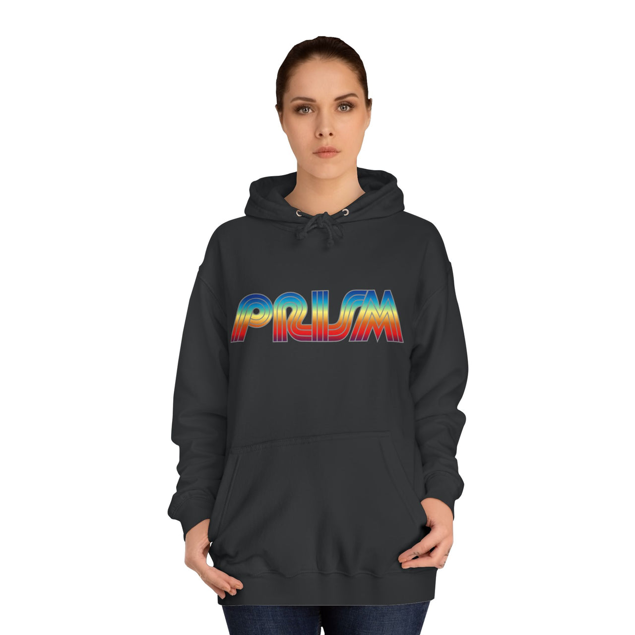 Retro Prism TV Unisex College Hoodie