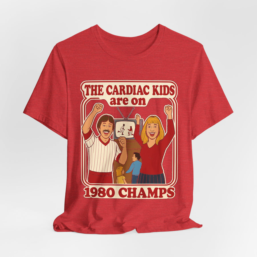 Retro 1980 Cardiac Kids Philly Baseball Unisex Jersey Short Sleeve Tee