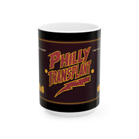 Philly Transplant Mug, Funny Philadelphia Coffee Cup, Cant We All Just Get Along Philly Gift, 11 oz or 15 oz Ceramic Mug