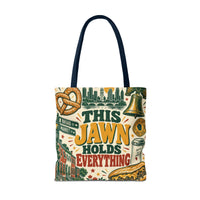 This Jawn Holds Everything Tote Bag, Funny Philadelphia Gift, Philly All Over Print Bag, Unique Pennsylvania Souvenir