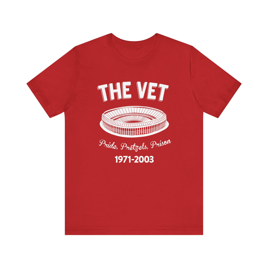 Philadelphia The Vet Pride, Pretzels, and Prison Unisex Tee