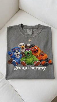 Philly Mascot Group Therapy Shirt, Philadelphia Sports Fan Tee, Funny Philly Mascot Shirt, Comfort Colors Graphic Tee