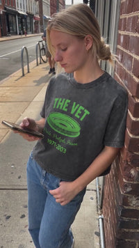 The Vet Philadelphia Shirt, Veterans Stadium Tee, Retro Philly Sports Crop Top, Comfort Colors 3023CL, Football Baseball Fan Gift
