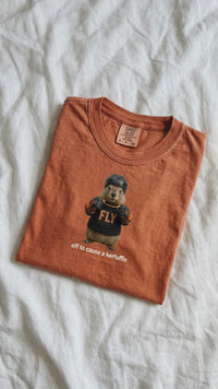 Flyers Inspired Kerfuffle Shirt, Funny Philly Hockey Tee, Groundhog Hockey Graphic Tee, Off To Cause A Kerfuffle Shirt, Comfort Colors